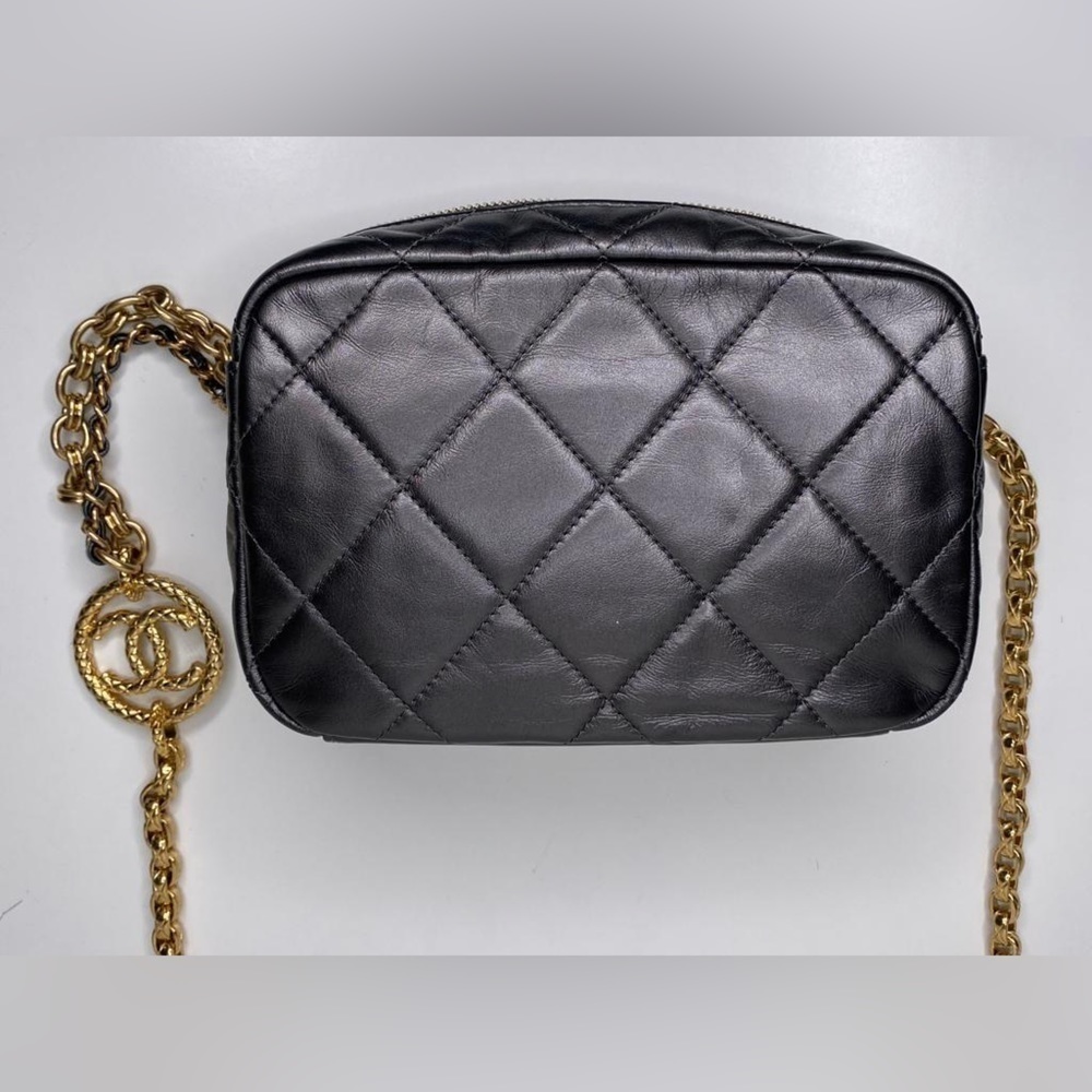 Chanel Métiers d’Art CC Jewel Mini Camera Bag – Rothenium (Grey) Color Lambskin - Picture 4 of 16